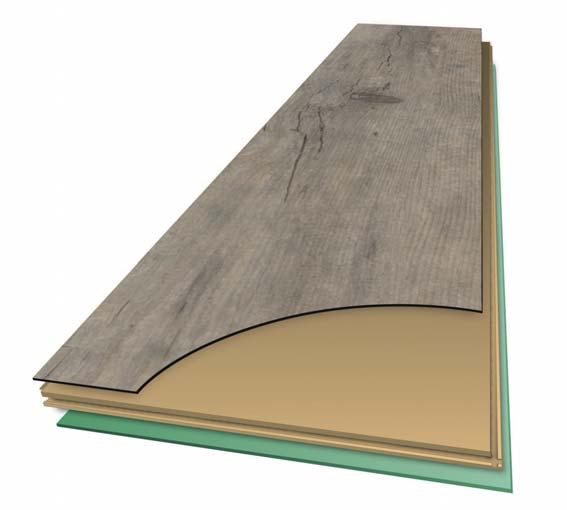 Složení výrobků 9 Vinylové podlahy se zámkovým systémem Connect 1 PU ochranná vrstva chrání výrobek a umožňuje snadné čištění a údržbu 2 Nášlapná vrstva zajišťuje vysokou odolnost, a je základem pro