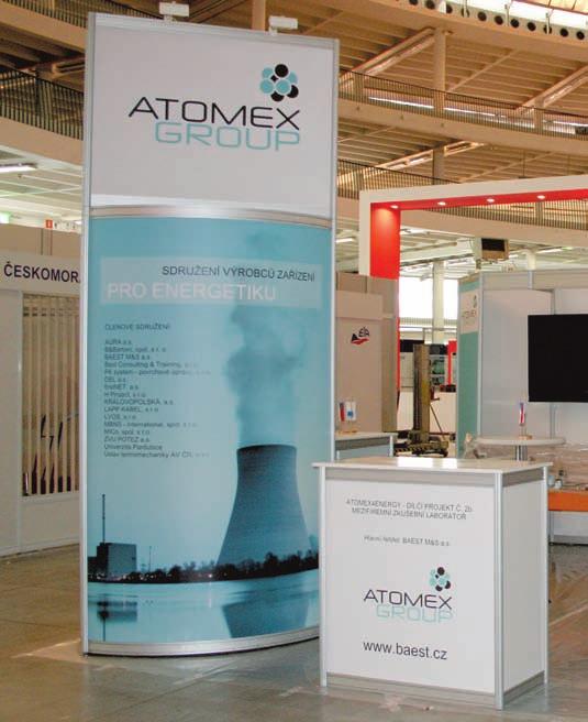 Atomex Group Klastr Atomex Group byl založen v roce 2009 a sdružuje 18 organizací z řad inovativních českých výrobních, obchodních a inženýrských firem a vědecko- -výzkumných institucí.
