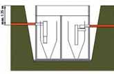 Provést připojení: přítokového potrubí odtokového potrubí hadice z dmychadla ventilačního potrubí (v případě potřeby) 5.