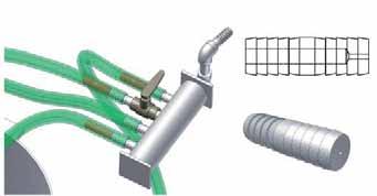 3.4 Přítokové a odtokové potrubí Čistírna se dodává s pevně zabudovaným přítokovým (Poz 1) i odtokovým potrubím (Poz 2) DN 150.