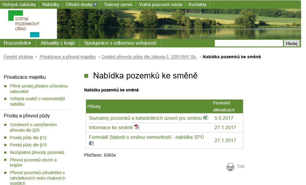 04. Aktuální informace Pozemky získané směnou pozemky získané směnou smlouvou v návaznosti na ocenění užít do RN (netýká se směn