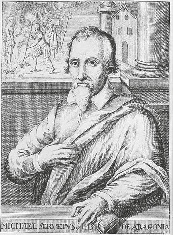 Kapitoly z historie Miguel Serveto 29. 9. 1511 27. 10. 1553 Španělský lékař, filosof a církevní reformátor Miguel Serveto je v dějinách světové medicíny považován za objevitele malého krevního oběhu.