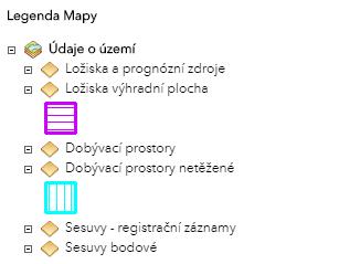 - chráněné ložiskové území (CHLÚ) a ložisková výhradní plocha stavebního kamene necelé 2 km severozápadně od Skalice u České Lípy, min. 1,5 km od trasy vedení.