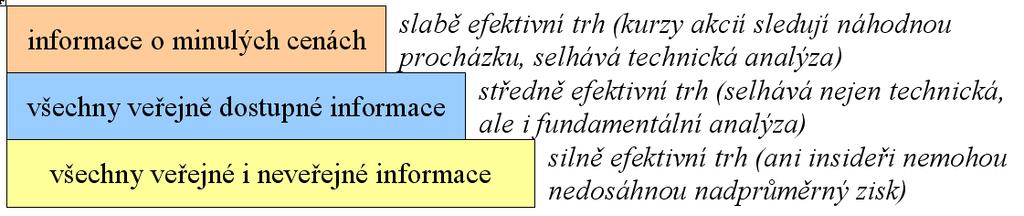 6) Princip zohledňování stupně efektivnosti kapitálového trhu Tento princip se týká především dosaženého stupně efektivnosti kapitálového trhu, na němž se podnik pohybuje a který je třeba respektovat.