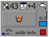 špatnými parametry nastavení času a přestávky dávkování a výkonu dmychadla.