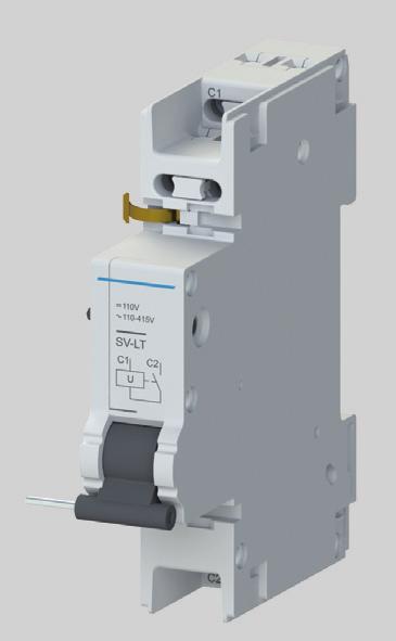 Jističe PŘÍSLUŠENSTVÍ Napěťové spouště Příslušenství k: jističům: LTE, LTN, LVN proudovým chráničům: LFN, LFE proudovým chráničům s nadproudovou ochranou: OLI, OLE (montáž na OLI/OLE vyžaduje