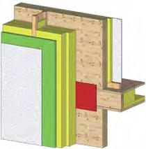 NOVATOP KONSTRUKČNÍ DETAILY / BAUTEILANSCHLÜSSE M :. Kontaktní zateplovací systém / Putz. Dřevovláknitá deska (λ = 0,0 W/mK; q = 90 kg/m) (STEICOprotect TYP L) / Holzfaserdämmplatte.