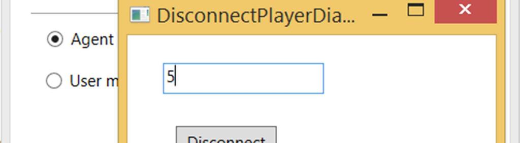 horní lištu File-Disconnect player.