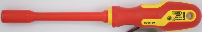 cross screwdriver electro 6 in 1 Řada: S LINE ELEKTRO PROFI 2-komponentní s kruhovým průřezem Dřík: kulatý, černěný, izolační obstřik Line: S LINE ELEKTRO PROFI 2-component with round cross-section