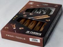 8699 Sady řezbářských dlát PROFI Sets of carvin chisels PROFI Rydla PROFI Gravin chisels PROFI 8699 01 8264 16, 8267 04, 8268 08, 8294 12 442 1 Složení: 4ks v papírové