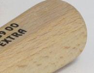 EXTRA LINE 8138 Nůž řezbářský zapichovací Carvin knife neckin 8138 00 70 180 52 10 Řada: EXTRA LINE buk přírodní, voskovaný Line: EXTRA LINE natural beech wood, waxed Cr - Mn ocel černěná, tvrdost