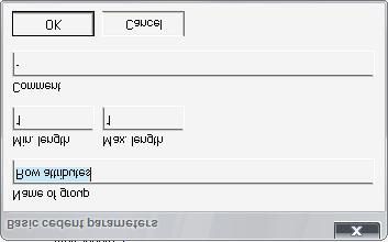 V okně zadání úlohy(obrázek 5.31) je možné upravit název procedury tlačítkem Edit.