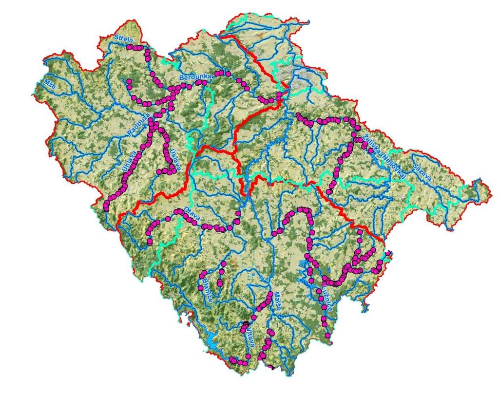 Studie proveditelnosti zprůchodnění migračních překážek na vodních tocích v povodí Vltavy