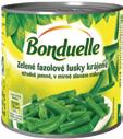 Hrášek jemný 400 g pevný podíl: 265 g = 9,77 Kč Zelené fazolové