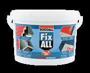 FIX ALL FLOOR&WALL Fix All Floor & Wall je vysoce kvalitní lepidlo na bázi hybridních polymerů. Určeno k plošnému lepení stavebních materiálů, připraveno k okamžité aplikaci.