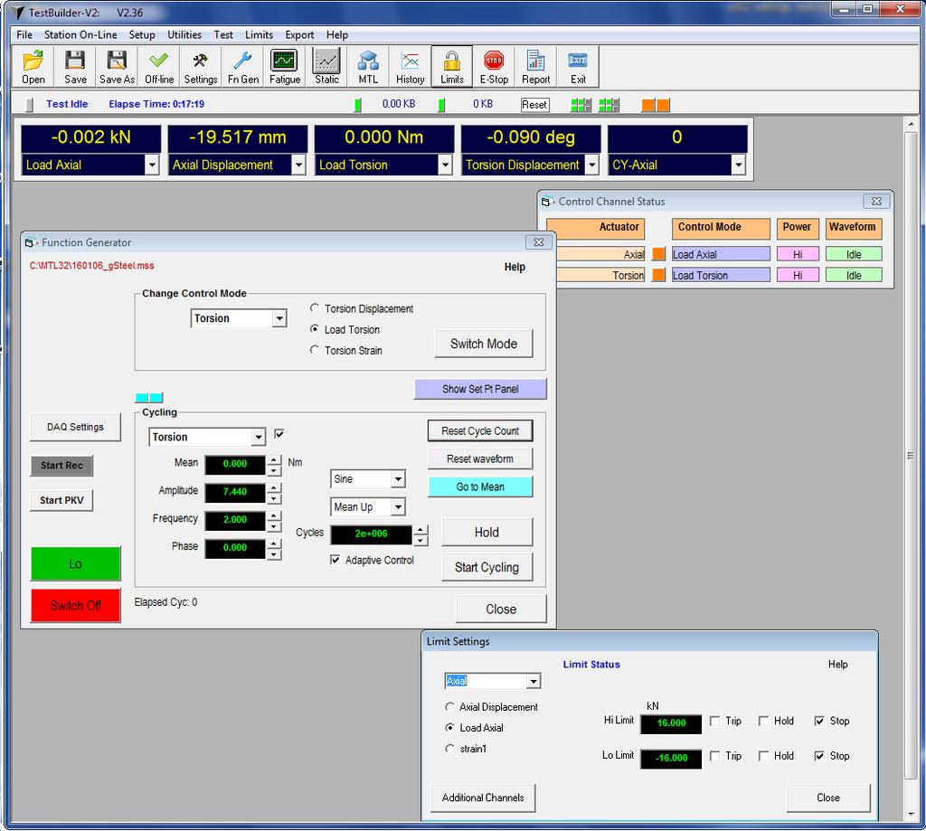 MTL 32 a aplikaci Test Builder.