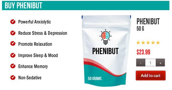 phenibut v USA prodejný jako doplněk stravy ve formě prášku Doporučená denní dávka 250-1000mg (nedoporučuje se překročit dávku 1gr.