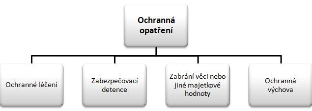 V případě ochranného opatření mají působit pouze dva komponenty, a to náprava a zajištění.