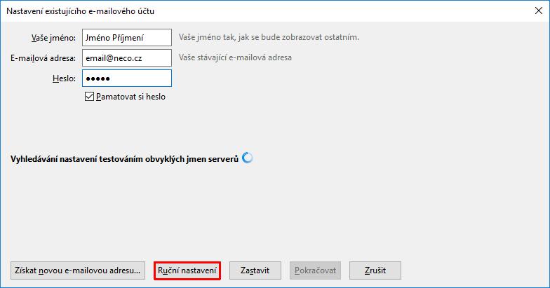 I M A P A S M T P S E R V E R Y N E J Č A S T Ě J I P O U Ž Í V A N Ý C H E - M A I L O V Ý C H S L U Ž E B Office 365 Server příchozí pošty: IMAP outlook.office365.