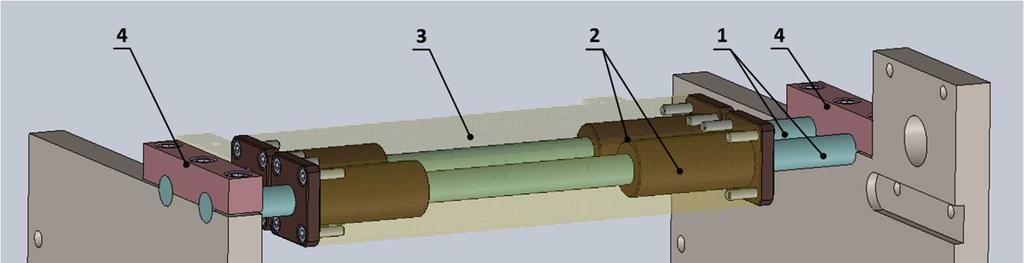 KONSTRUKČNÍ ŘEŠENÍ k bočnicím (5). Konec šroubu v opěrné části je zajištěn pojistným kroužkem, v pevné části pak maticí se stavěcím šroubem.