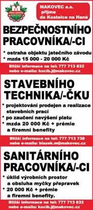 cyklostezky na břehu říčky Haná.