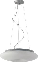 SATURN L2 230V IP20 DALI Ø 490 mm 115 Závěs lankový, délka 1m na strop 1000 Pendant attachment wire, length 1m three layer glass with matt surface with folding two-step clamp holders on the ceiling