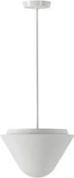 230V IP41 Ø 350 mm DRACO P3 125 Závěs tyčový, délka 1m* na strop Pendant steel bar, length 1m* three layer glass with matt surface attachment with folding two-step clamp holders on the ceiling 350 z