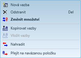 implicitní výběr položek - odstraní fajfku u všech vkládaných položek (nebudou implicitně vybrány pro přenos do rozpočtu) Vlastní implicitní výběr položek - vlastní