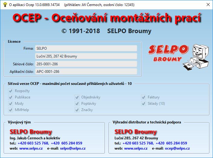 8 1.3 Národní jazykové verze Program OCEP existuje v české a slovenské verzi, které mají několik odlišností. Slovenská verze je plně lokalizována do slovenštiny (s výjimkou nápovědy).