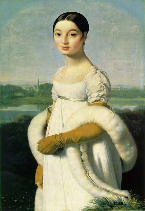 Jean August Dominique Ingres (1780-1867), Portrét slečny