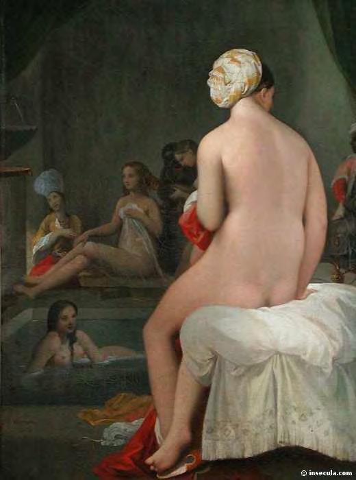 Jean August Dominique Ingres (1780-1867), La petite baigneuse