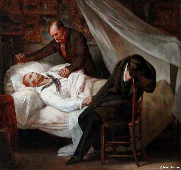 Ary Scheffer (1795-1858), Smrt Theodora