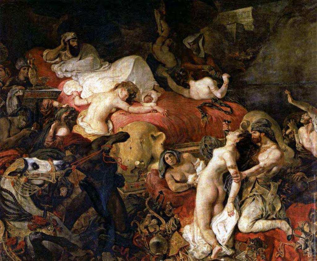 Eugène Delacroix (1798-1863), Smrt Sardanapala,