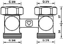 766 01 Připojovací armatura G /4 Připojovací armatura G /4 Adaptéry pro ploché těsnění 1 766 11