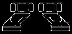 1 004 1 HERZ-Připojovací souprava pro VK radiátory se středovým připojením symetrická pro ventilové Připojovací souprava pro topné těleso se středovým připojením.