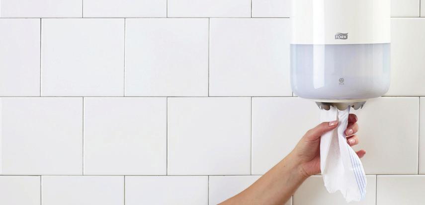 Tork Reflex Řešení, které vyhoví toku ve vaší kuchyni a pomůže udržovat špičkovou hygienu Zásobník na papírově utěrky Tork Reflex se středovým odvíjením je ideálním řešením pro otírání rukou a