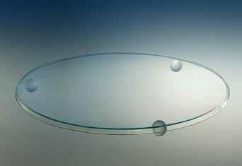 height: 15 Mísa 310 na třech kuličkách čirá Bowl 310 on three spheres DN