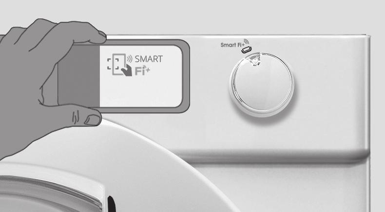 SMART Fi+ Tento spotřebič je vybaven technologií SMART Fi+, která vám umožňuje jeho ovládání na dálku prostřednictvím aplikace, díky funkci Wi-Fi.