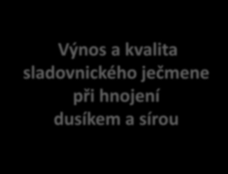 kvalita sladovnického