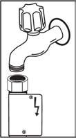 KAPITOLA 3: INSTALACE SPOTŘEBIČE Připojení vody Rozvody vody musí být pro instalaci myčky nádobí vhodné.