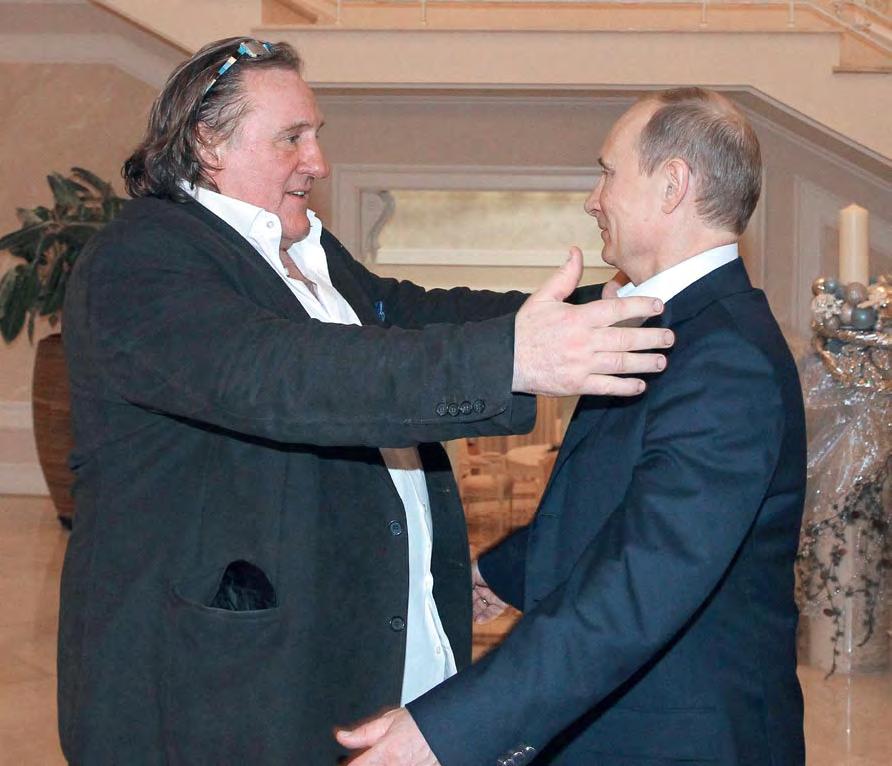 44 Euro 3 14. ledna 2013 global Francie RUSKÝ BOHATÝR. Gérard Depardieu se stává ruským občanem a prezident Putin mu osobně předává pas. Vydělávat a žít bude herec samozřejmě jinde.