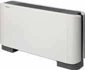 FXLQ-P Parapetní jednotka Pro obvodovou klimatizaci Jednotku lze pomocí doplňkové opěrné desky nainstalovat jako samostatně stojící model Díky své malé výšce se jednotka dobře vejde i pod okno