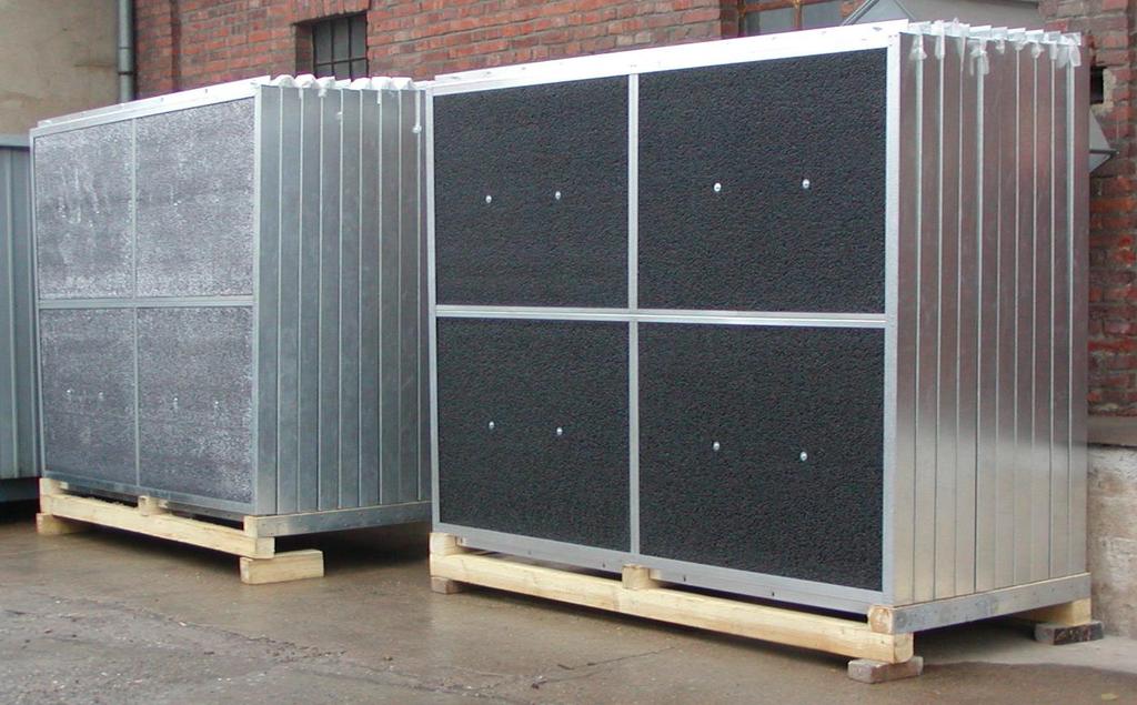9. Doprava a skladování: Akustické panely jsou dopravovány v transportních paketech, konzole ve svazcích. Manipulace s jednotlivými pakety je prováděna pomocí vysokozdvižných vozíků nebo jeřábem.