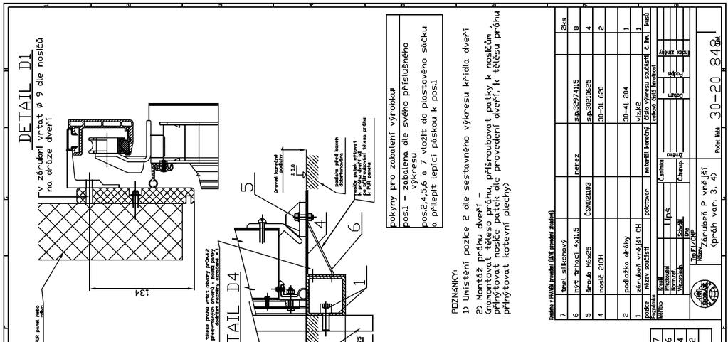 obr. 11: Dveře F1/CHP