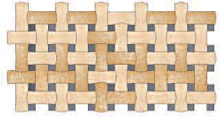 modročerná Formáty: od 898,- Kč / m 2 Woven - dlaždice 45,5 x 25,3 x 4 cm Woven - kostka 10x10x4cm Woven