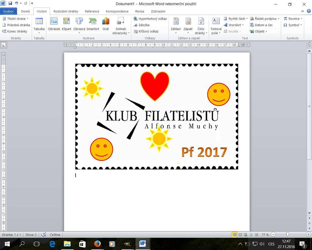 ZPRAVODAJ (p.č. 74) Redakce: J.Punčochář Číslo 3/2016 prosinec Vydává Klub filatelistů Alfonse Muchy v Brně, Orlí 30, 602 00 Brno, Tel.: 542 151 913 E-mail: kfamuchy@seznam.