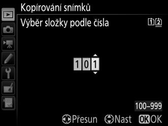 8 Vyberte cílovou složku.