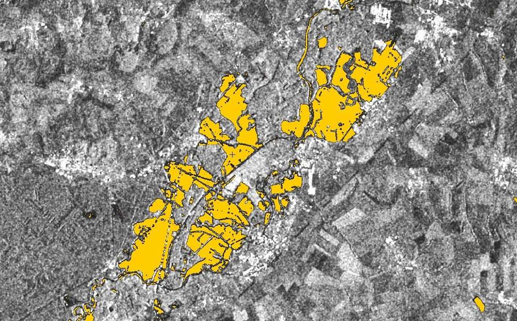 Na základě prahové hodnoty byl vytvořen binární obraz s hodnotami 0 a 1 (Obrázek 35).