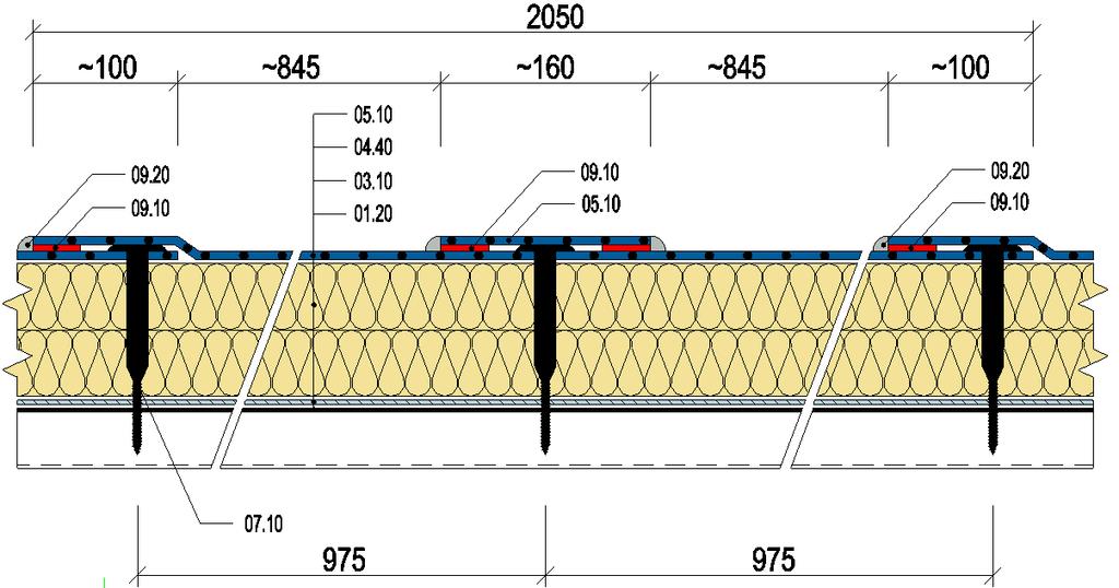 strana 98 FATRAFOL-S Hydroizolace střech Detail opracování vložené kotvy s překrytím kruhovou záplatou ukazuje Obrázek 10.