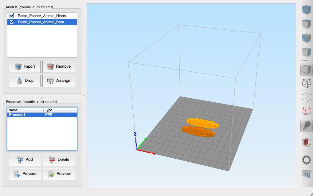 2.2 SIMPLIFY 3D Symplify 3D je software, ve kterém se provádí poslední úpravy navrhnuté součásti, a nastavují jednotlivé parametry tisku.